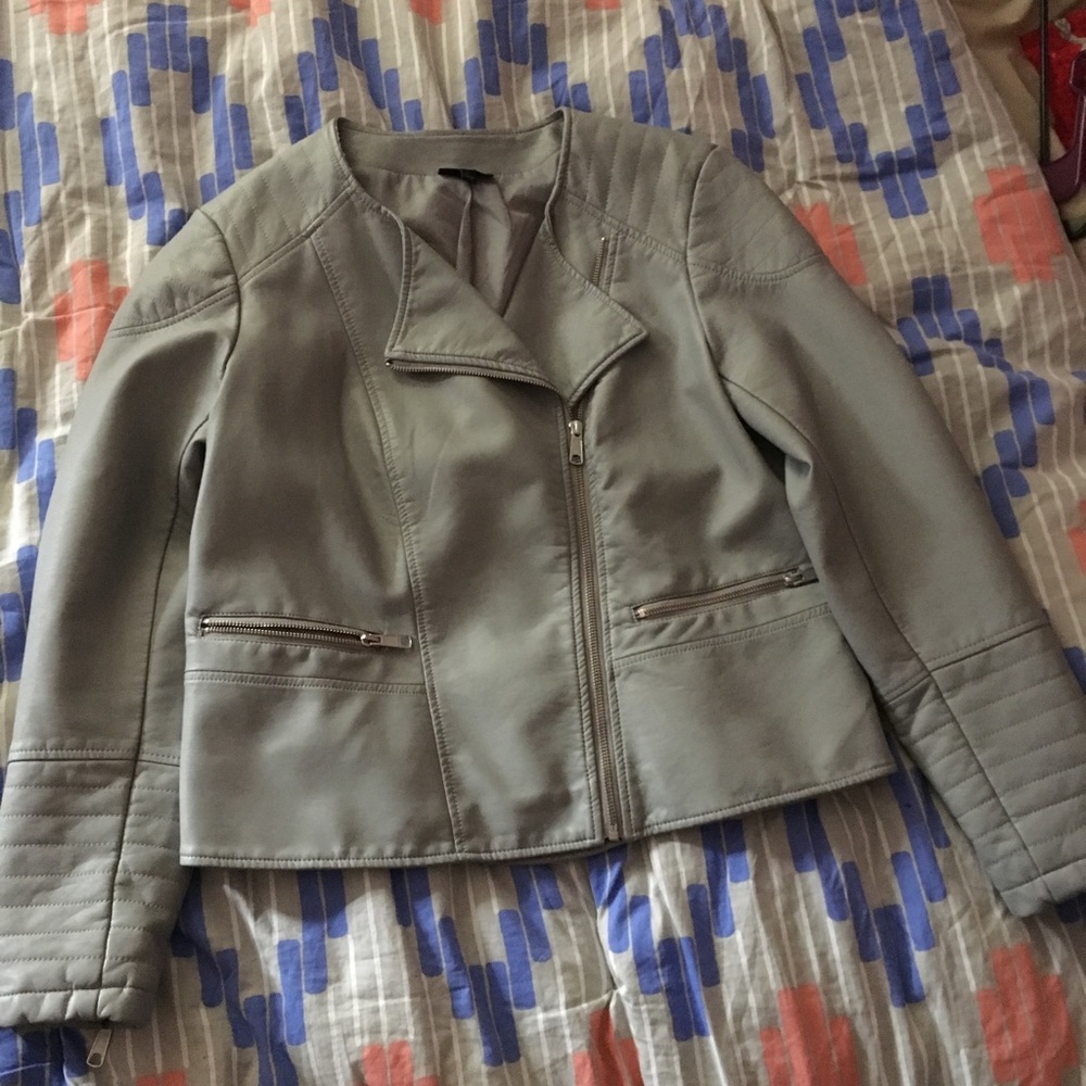Fauxe leather jacket